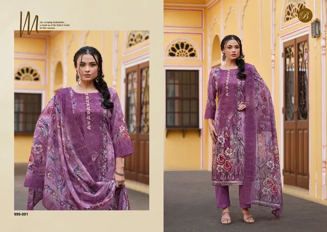 Nakkashi By Belliza Digital Printed Cotton Dress Material Wholesale Market In Surat
